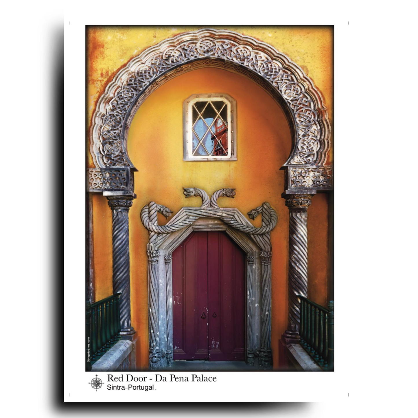 Art Wall Red Door at Pena National Palace Print