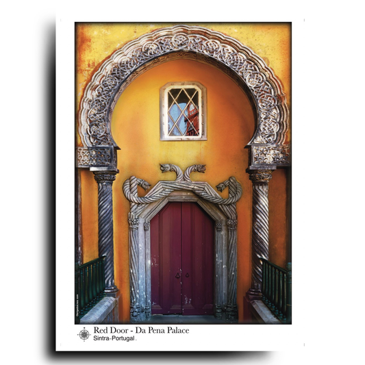 Art Wall Red Door at Pena National Palace Print