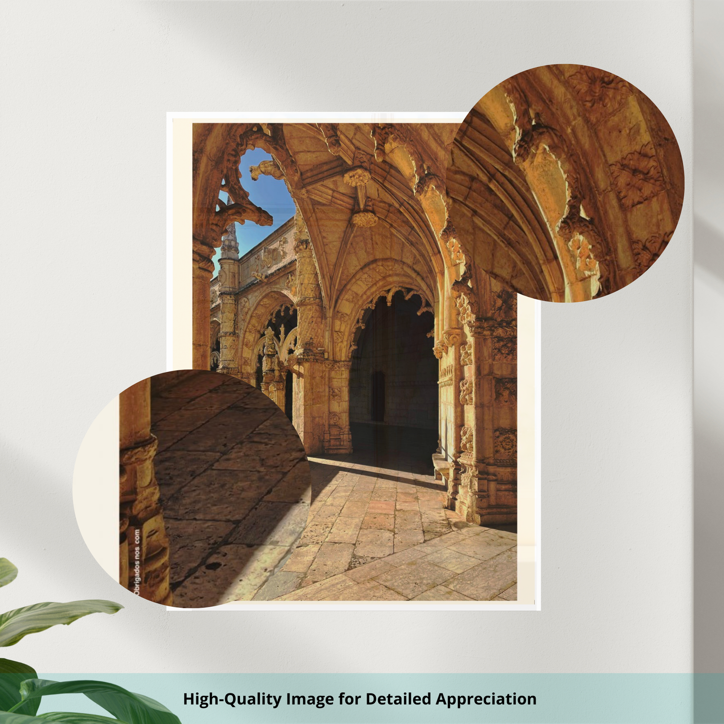 Poster Arches at Jerónimos Monastery: Two Sizes Available