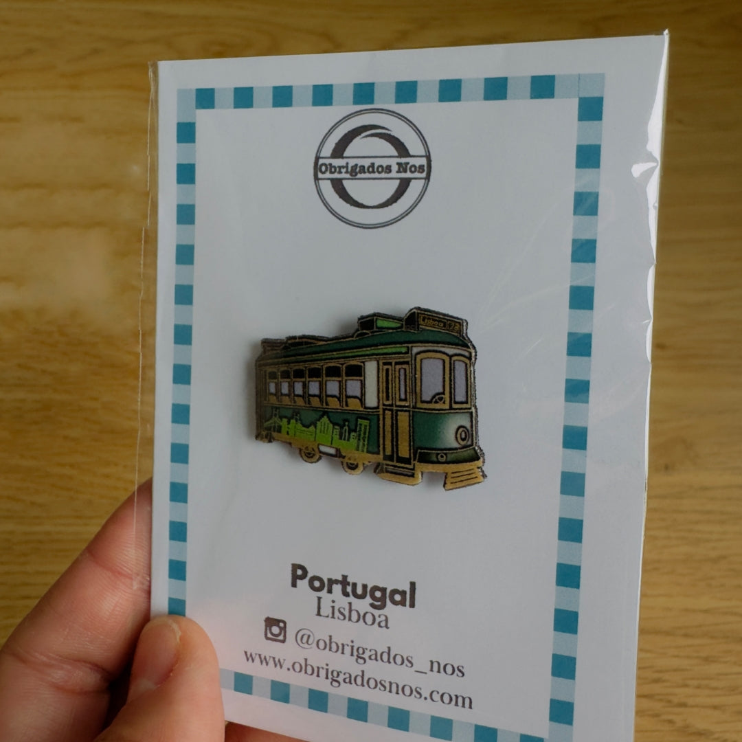 Handmade Acrylic Magnets - Lisbon Souvenirs in a Variety of Colors Acrylic Mini Tram 28 Fridge Magnet