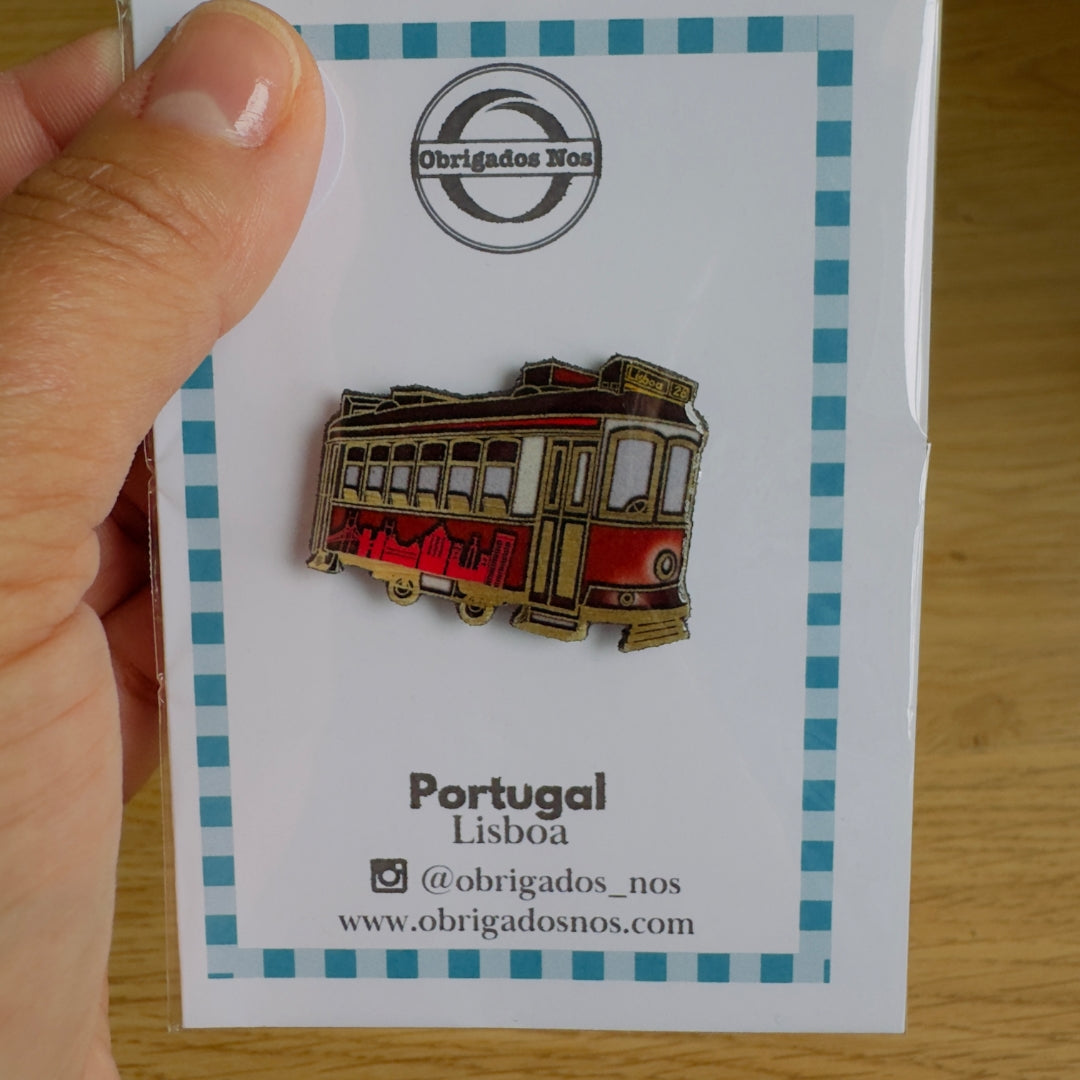 Handmade Acrylic Magnets - Lisbon Souvenirs in a Variety of Colors Acrylic Mini Tram 28 Fridge Magnet