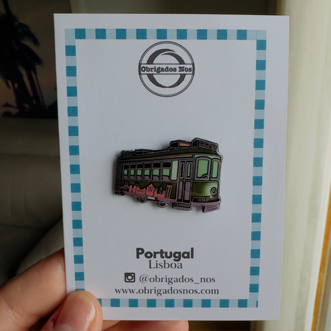 Handmade Acrylic Magnets - Lisbon Souvenirs in a Variety of Colors Acrylic Mini Tram 28 Fridge Magnet